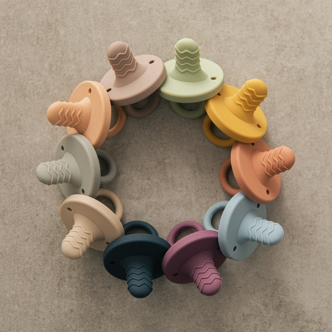 Ribbed Silicone Pacifier